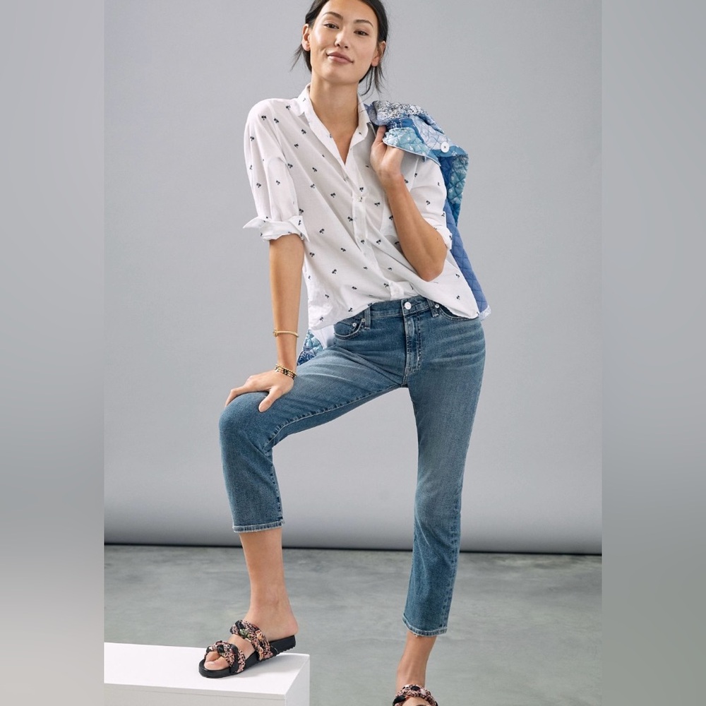 EDWIN Elin High-Rise Slim Straight Jeans